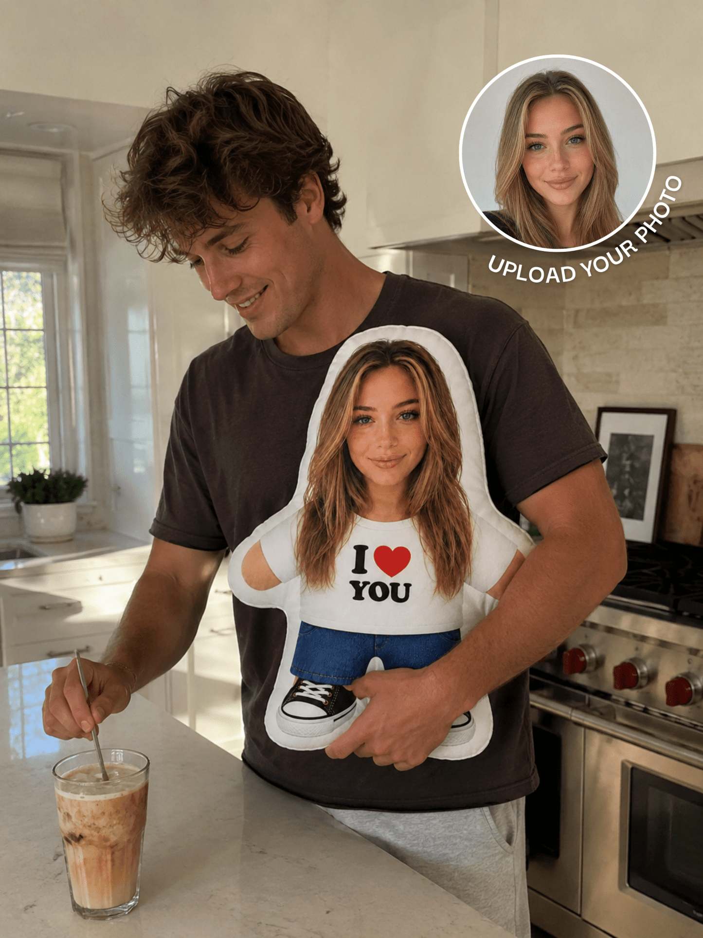 I Love You Photo Pillow - Soulmate Customs