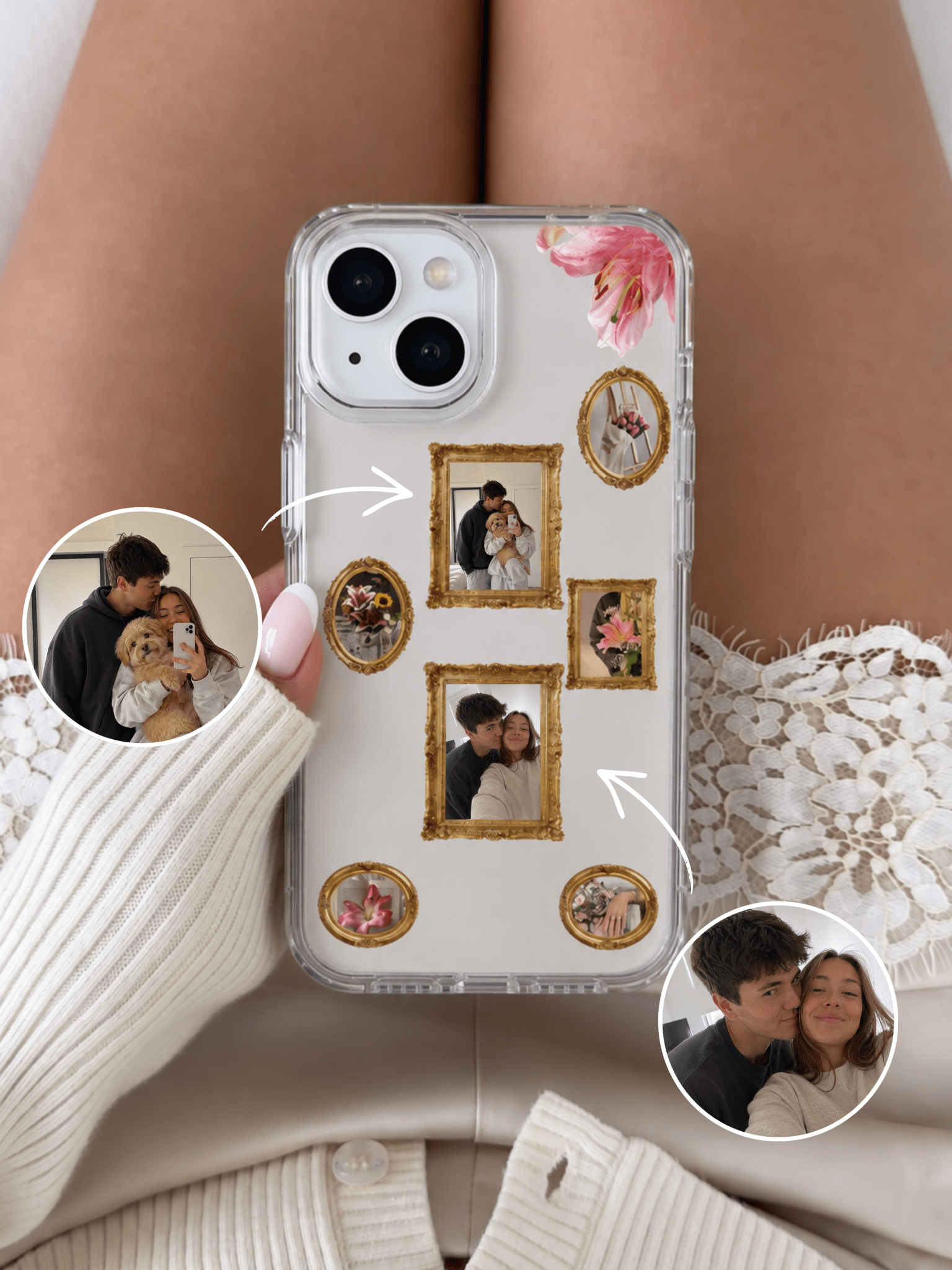 Personalized Couple Museum Phone Case - Soulmate Customs