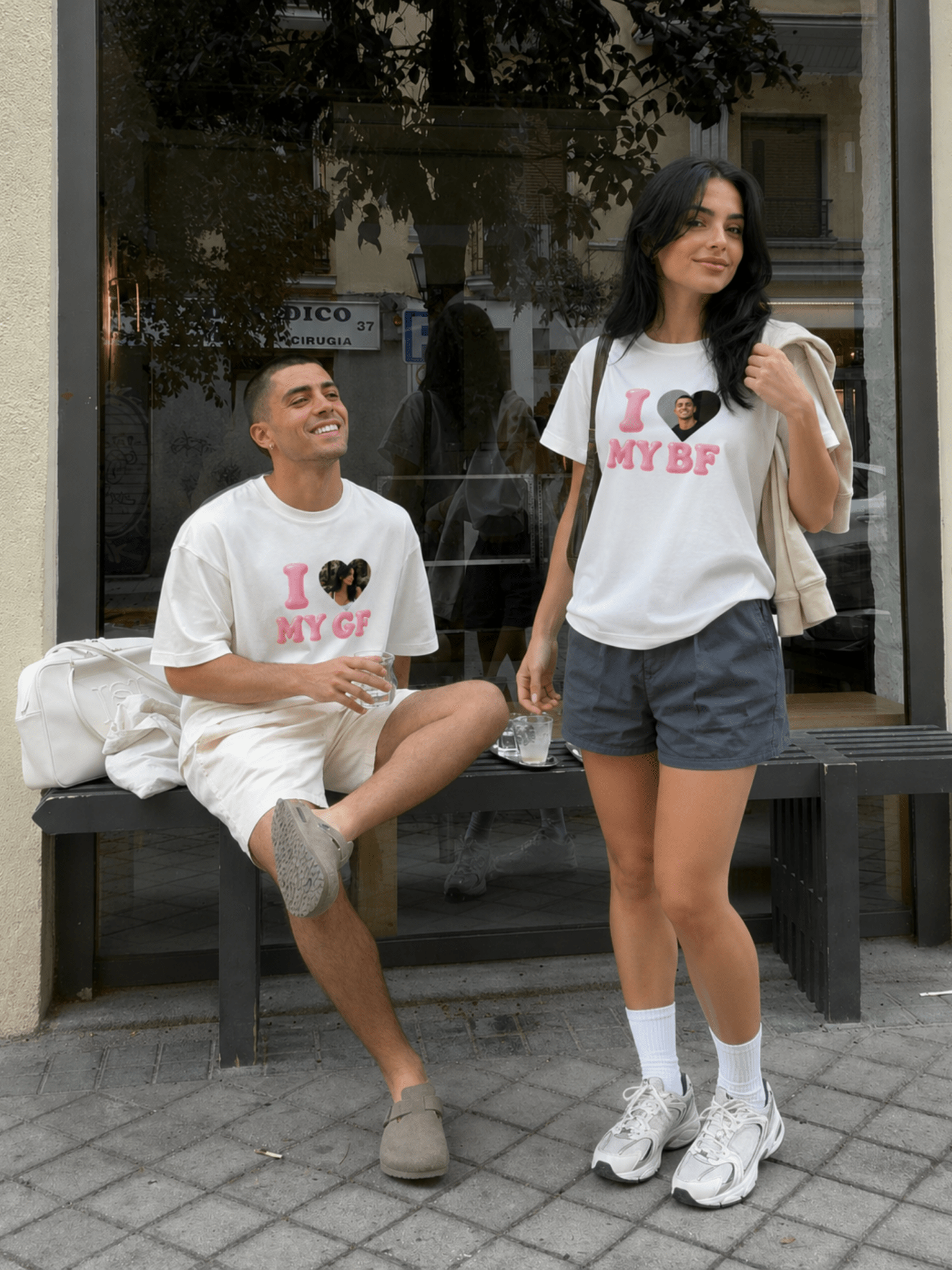 I Love My BF/GF Custom Photo Shirt - Soulmate Customs