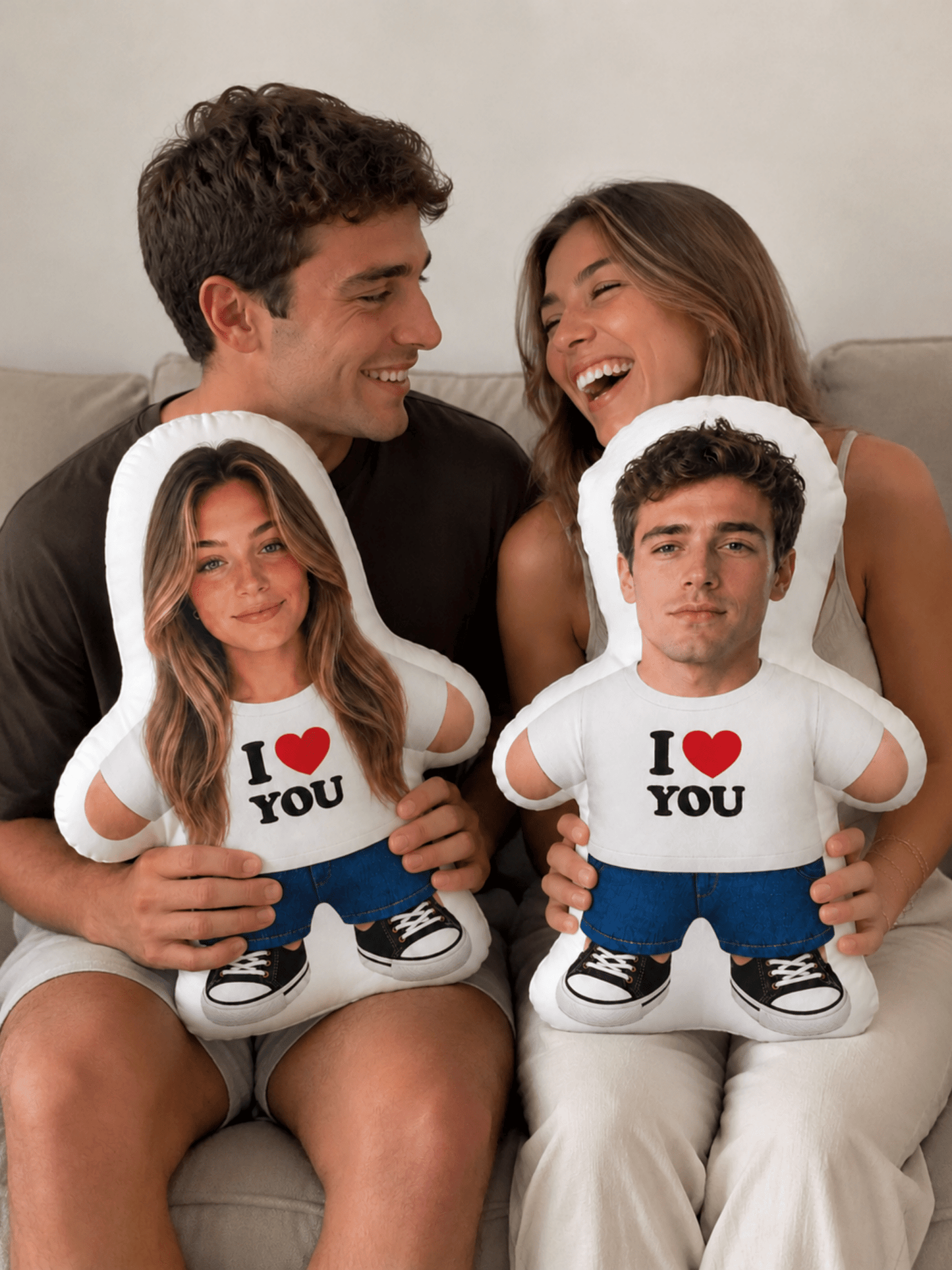 I Love You Photo Pillow - Soulmate Customs