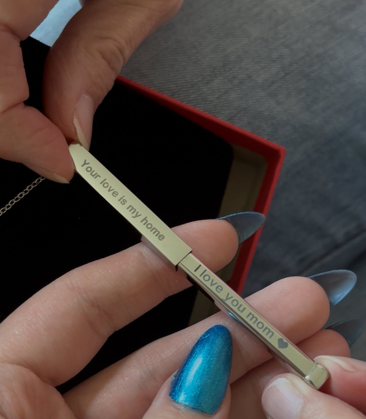 Secret Message Necklace - Soulmate Customs