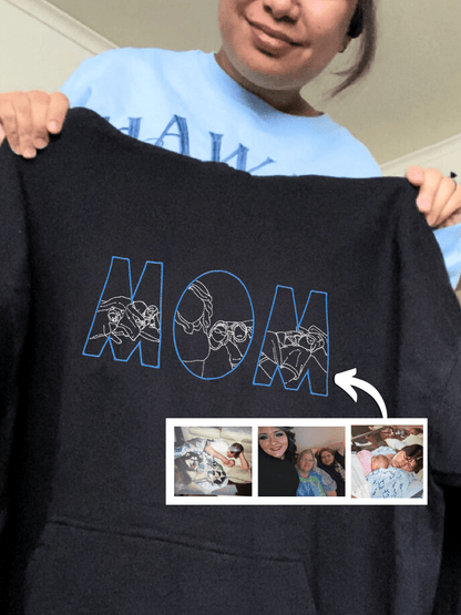 "MOM" Custom Hoodie - Soulmate Customs