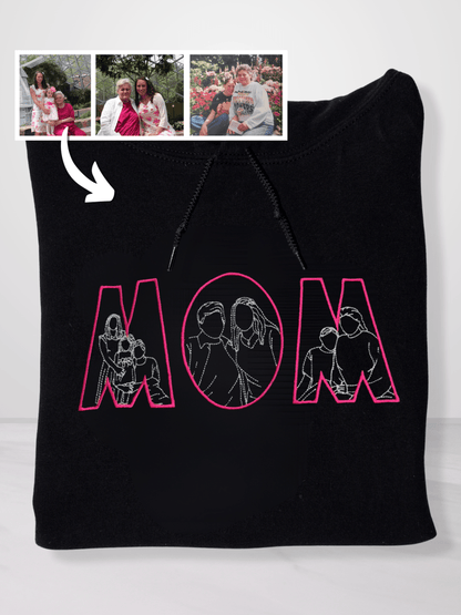 "MOM" Custom Hoodie - Soulmate Customs