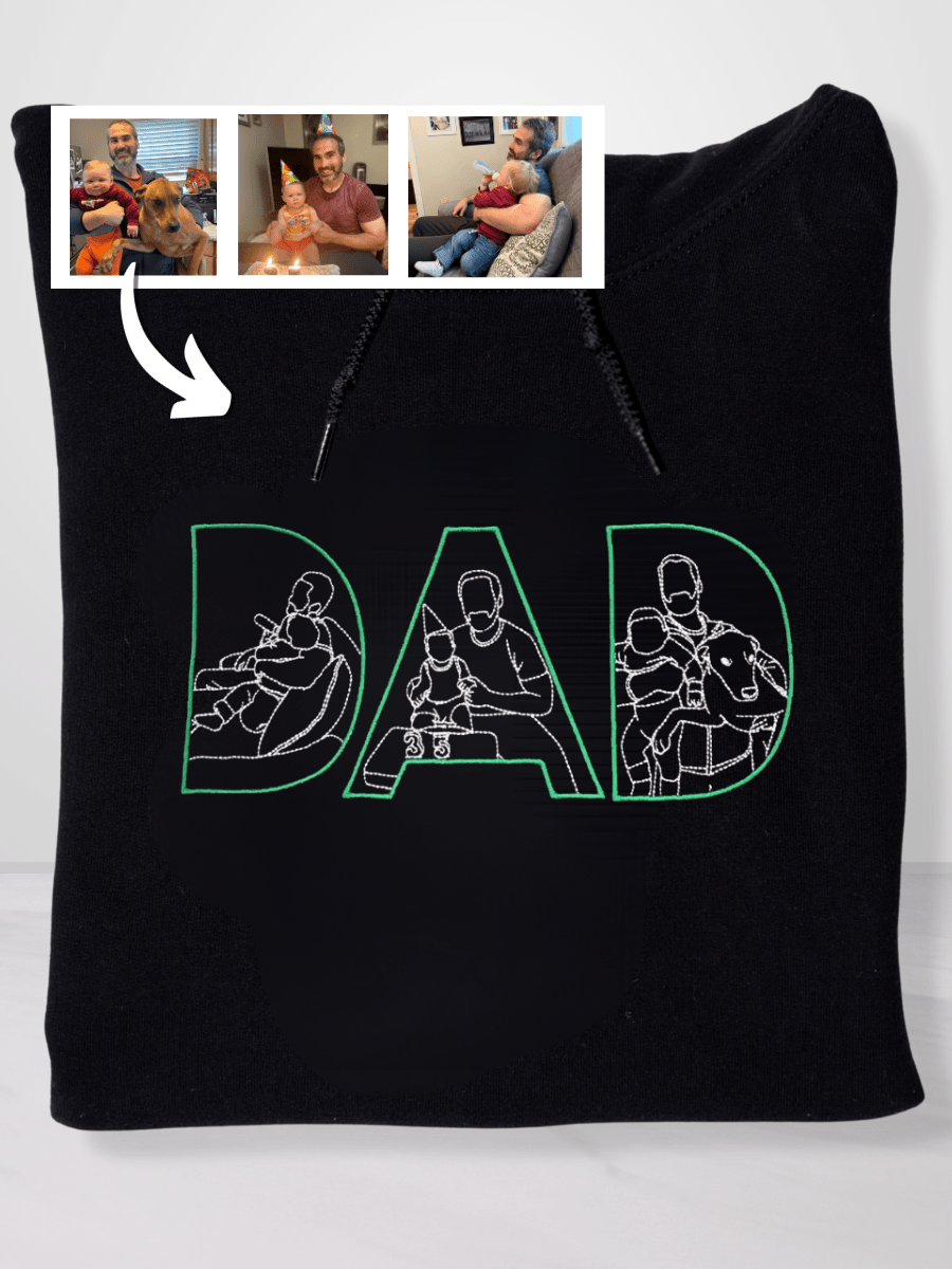 "DAD" Custom Hoodie - Soulmate Customs