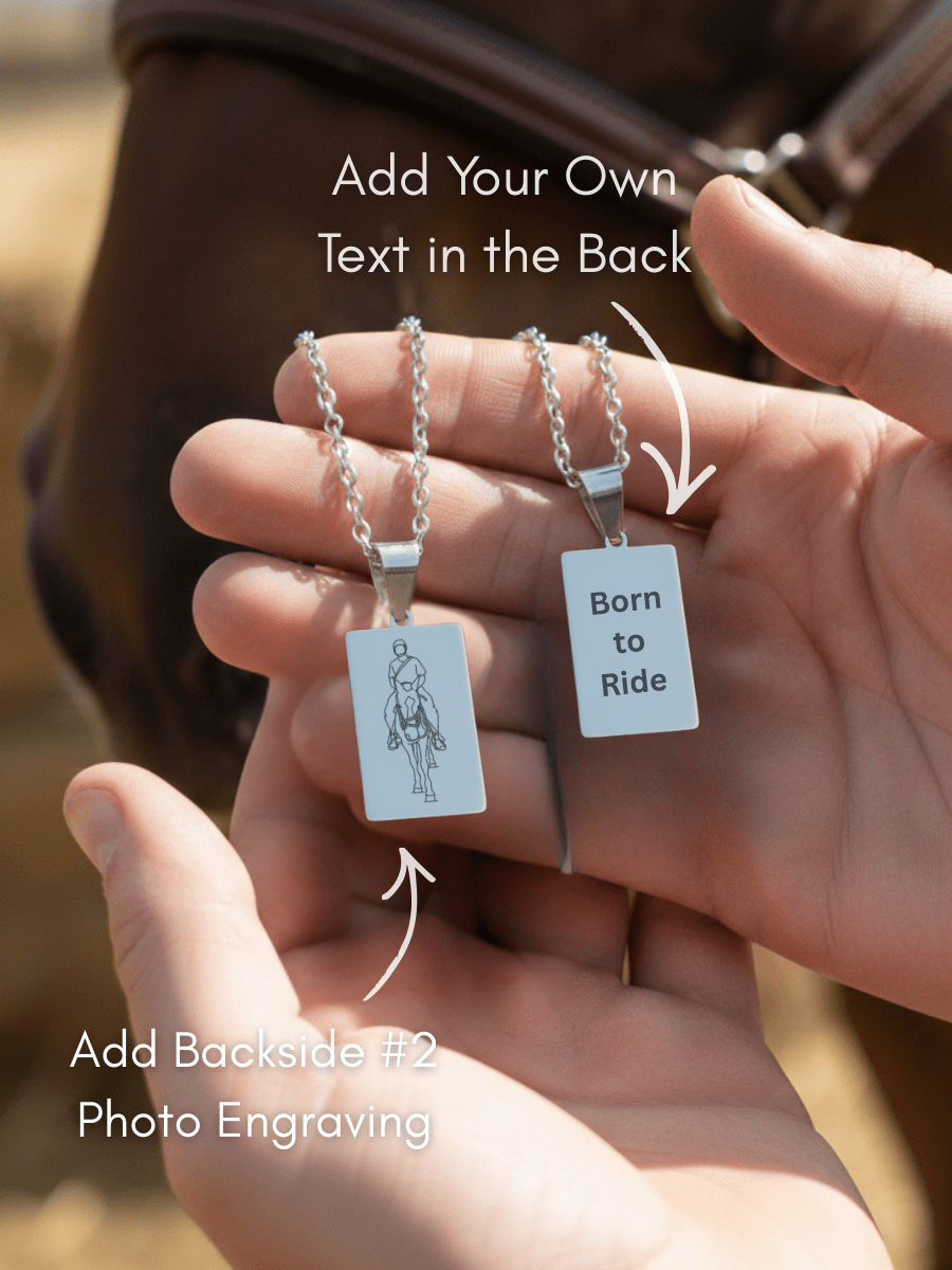 Pet Photo Engraved Tag Necklace - Soulmate Customs
