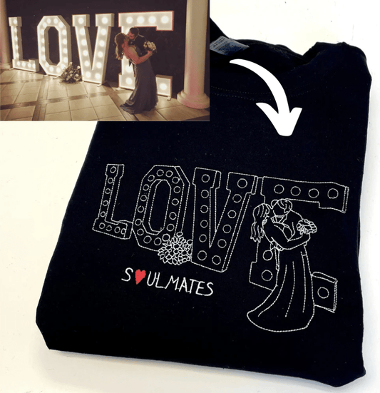 Embroidered Soulmate© Hoodie - Soulmate Customs