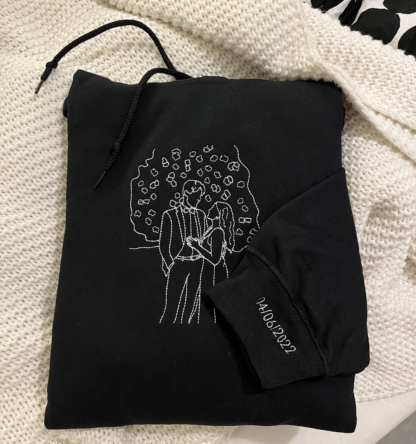 Embroidered Father's Day Hoodie
