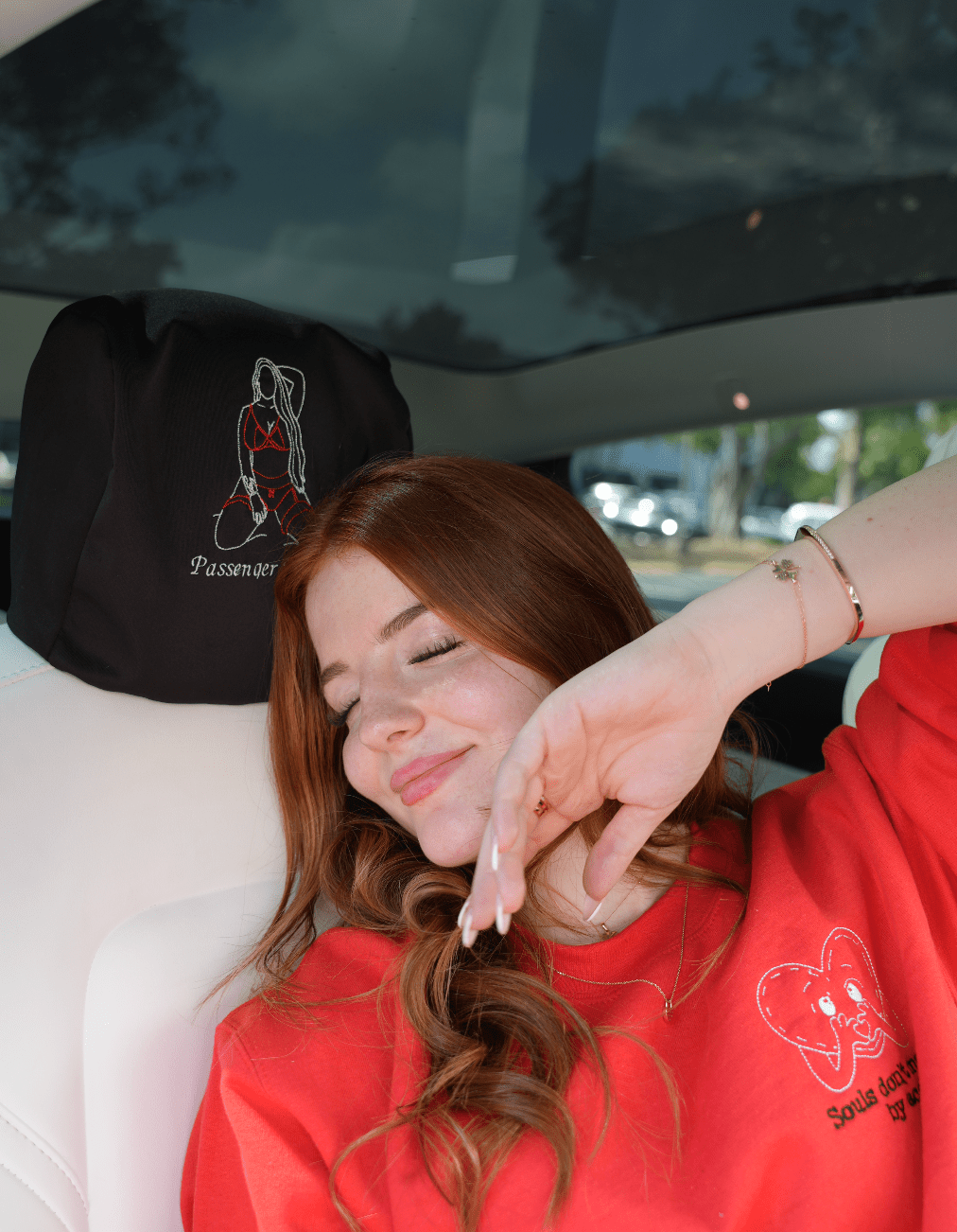 Embroidered Soulmate© Car Seat Cover - Soulmate Customs
