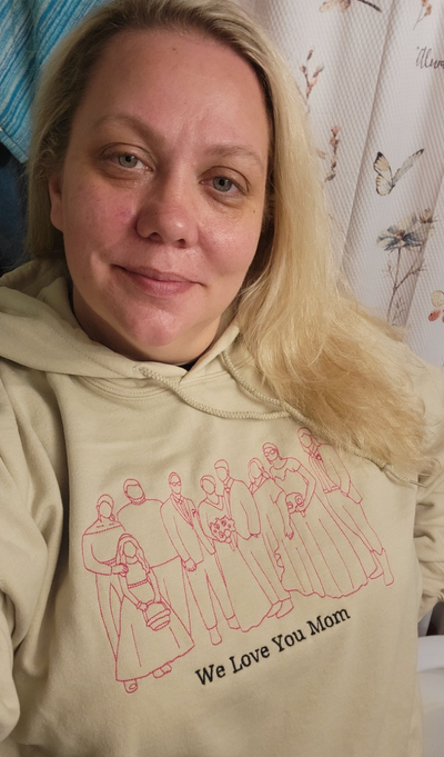 Outlined Mother's Day Hoodie