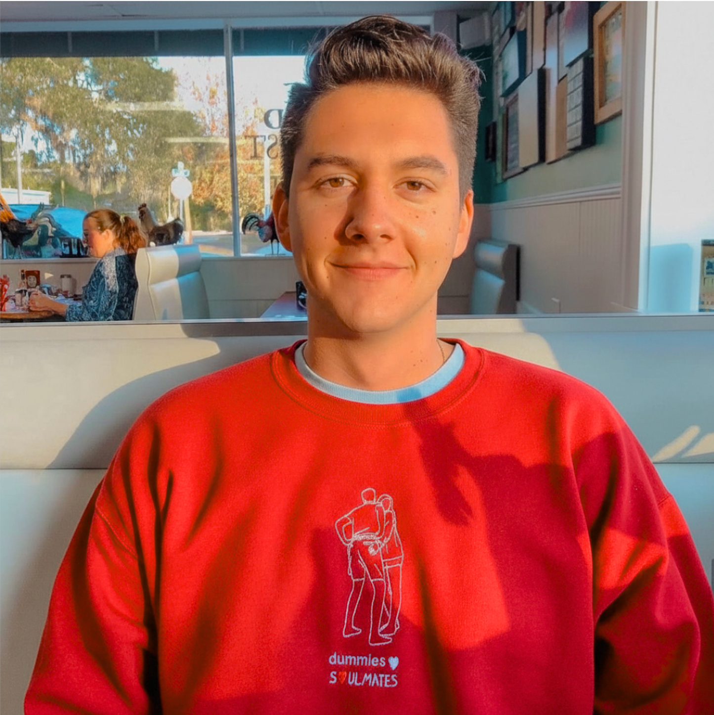 Custom Embroidered Photo Sweatshirt Final Sale