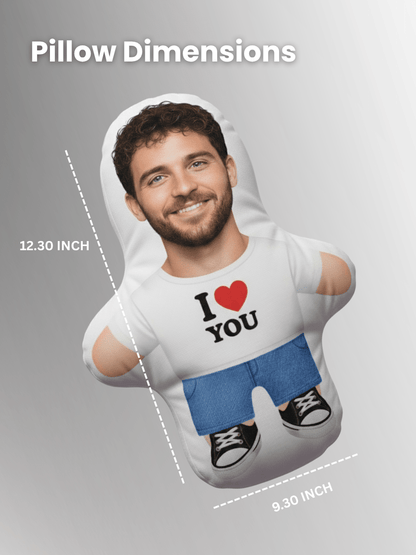 All About Vibe - I Love You Photo Pillow - Soulmate Customs