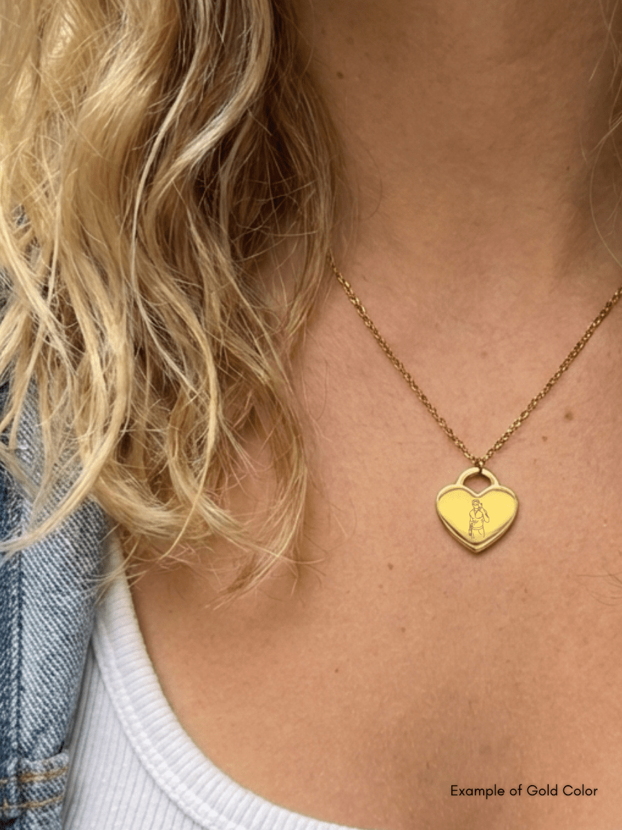 Spicy Custom Engraved Photo Heart Necklace - Soulmate Customs