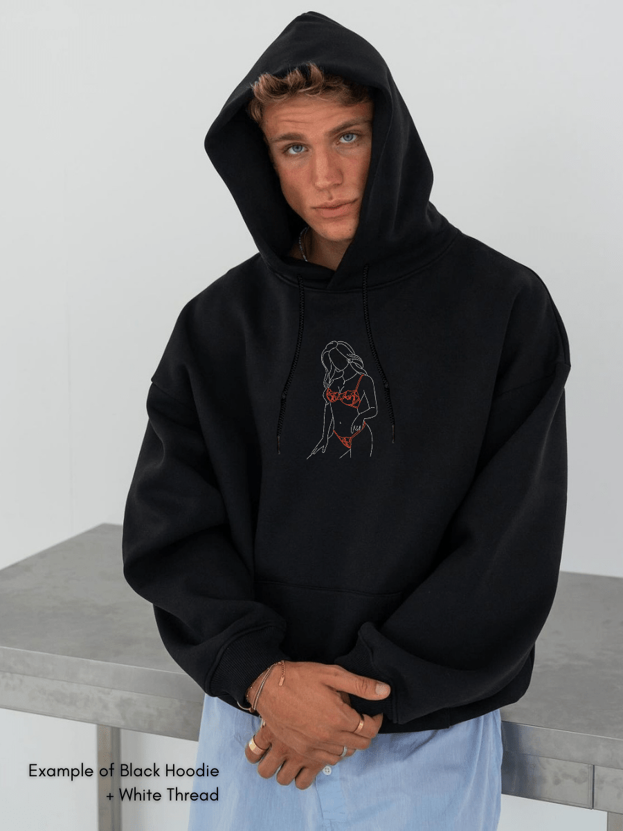 Spicy Custom Embroidered Photo Hoodie - Soulmate Customs