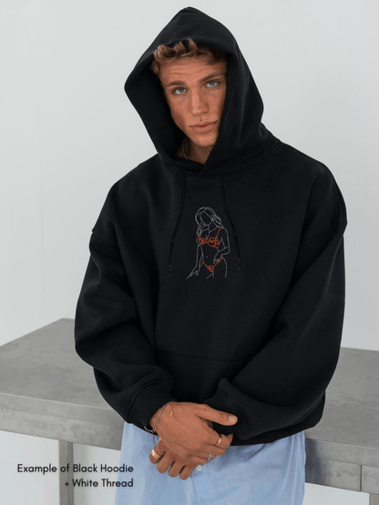 Spicy Custom Embroidered Photo Hoodie - Soulmate Customs