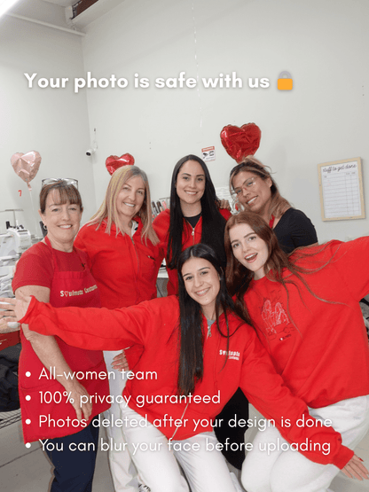 Spicy Custom Engraved Photo Heart Necklace - Soulmate Customs