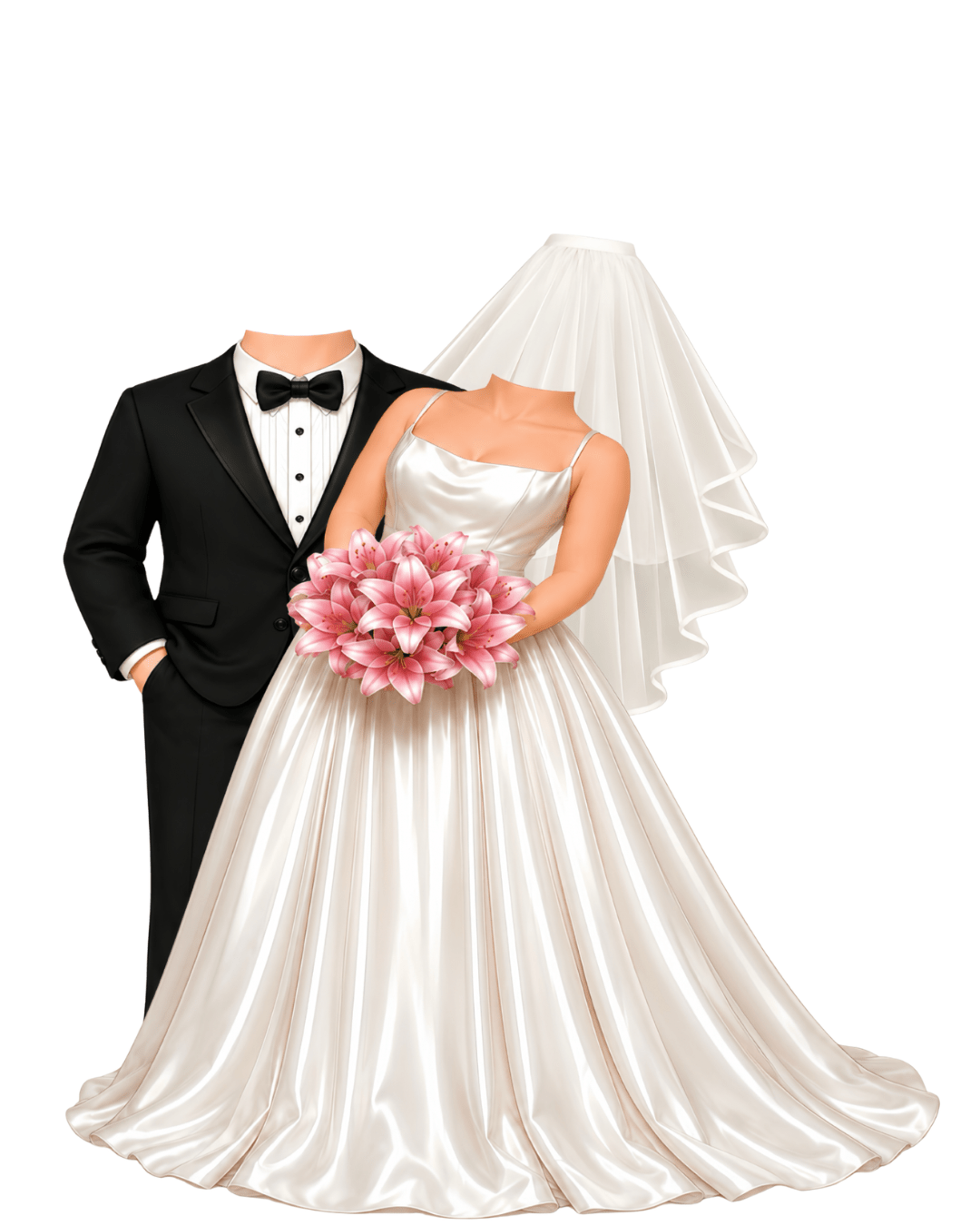 Groom & Bride Pillow - Soulmate Customs