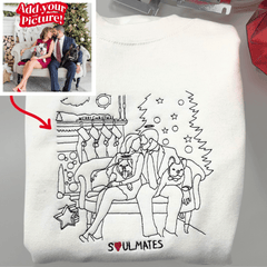 Embroidered Soulmate© Sweatshirt - Soulmate Customs
