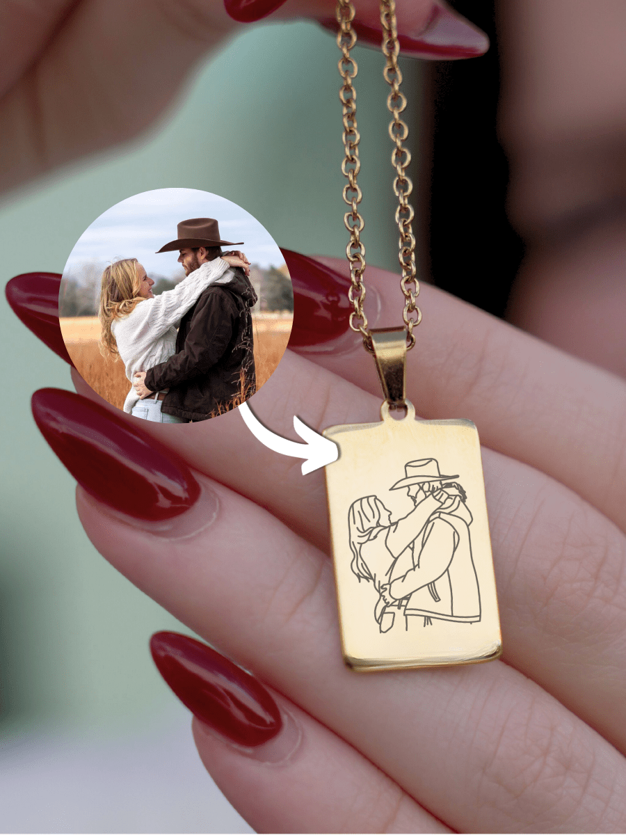 Custom Tag Necklace - Soulmate Customs