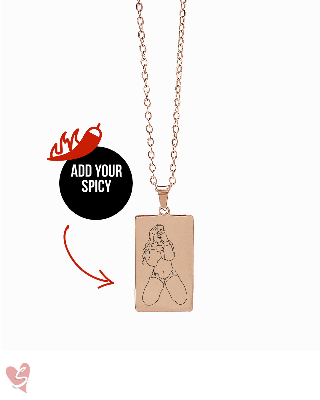 Custom Soulmate© Tag Spicy Necklace