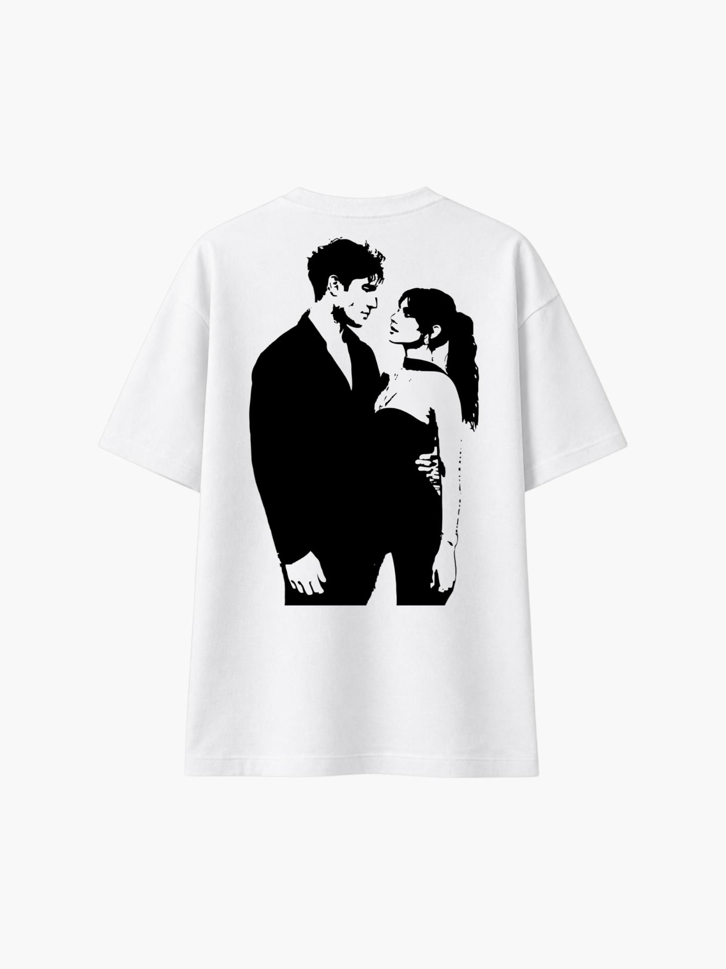 Couple Silhouette Custom Photo Shirt