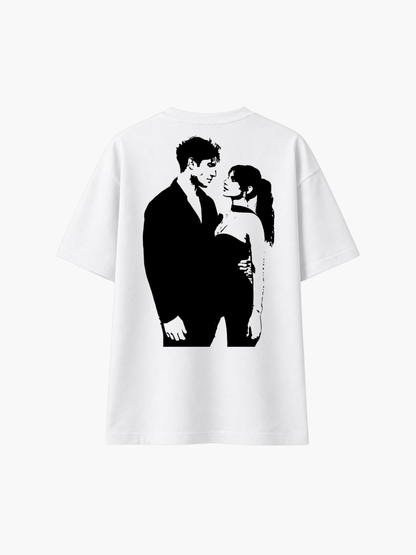 Couple Silhouette Custom Photo Shirt
