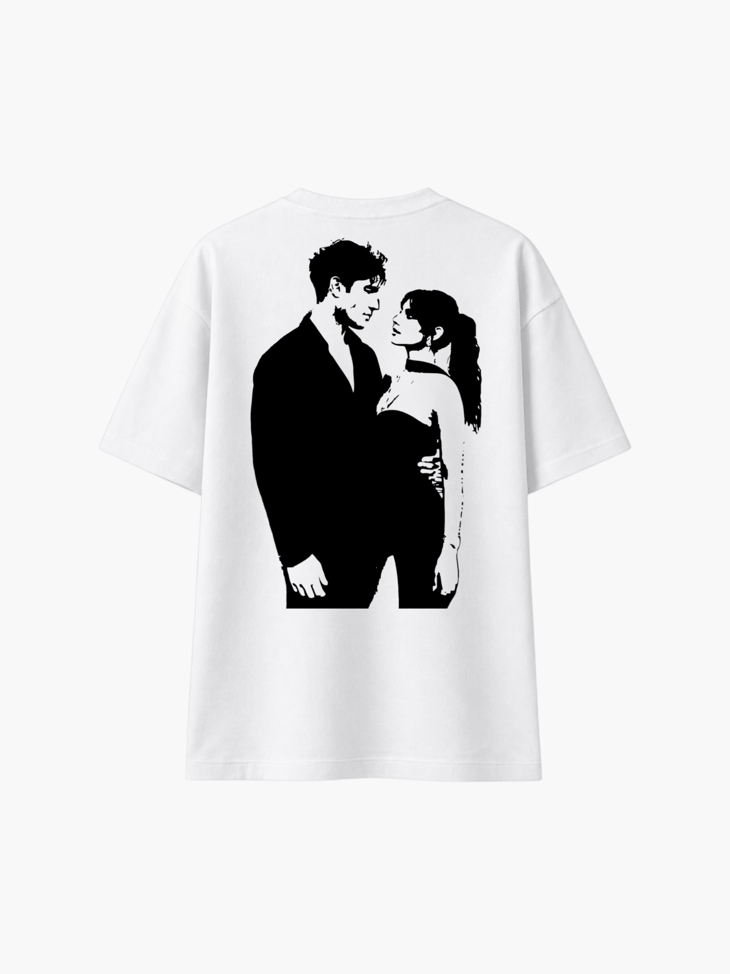 Couple Silhouette Custom Photo Shirt - Soulmate Customs