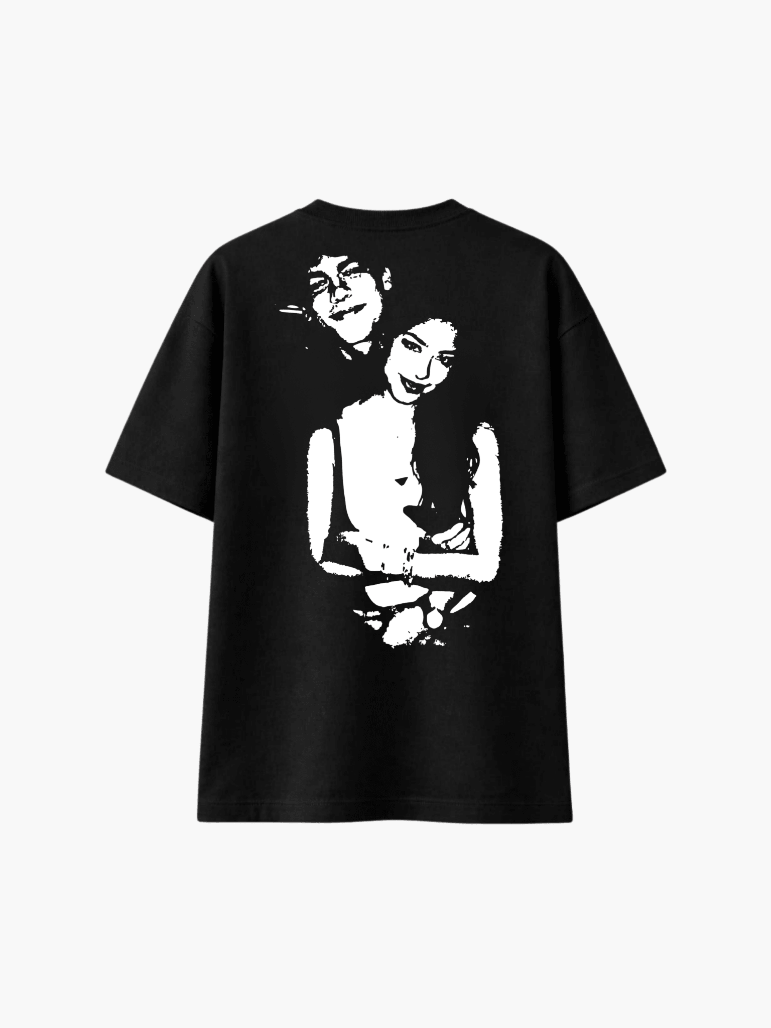 Couple Silhouette Custom Photo Shirt - Soulmate Customs