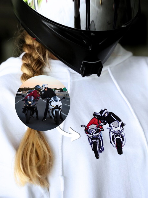 Custom Motorcycle Hoodie