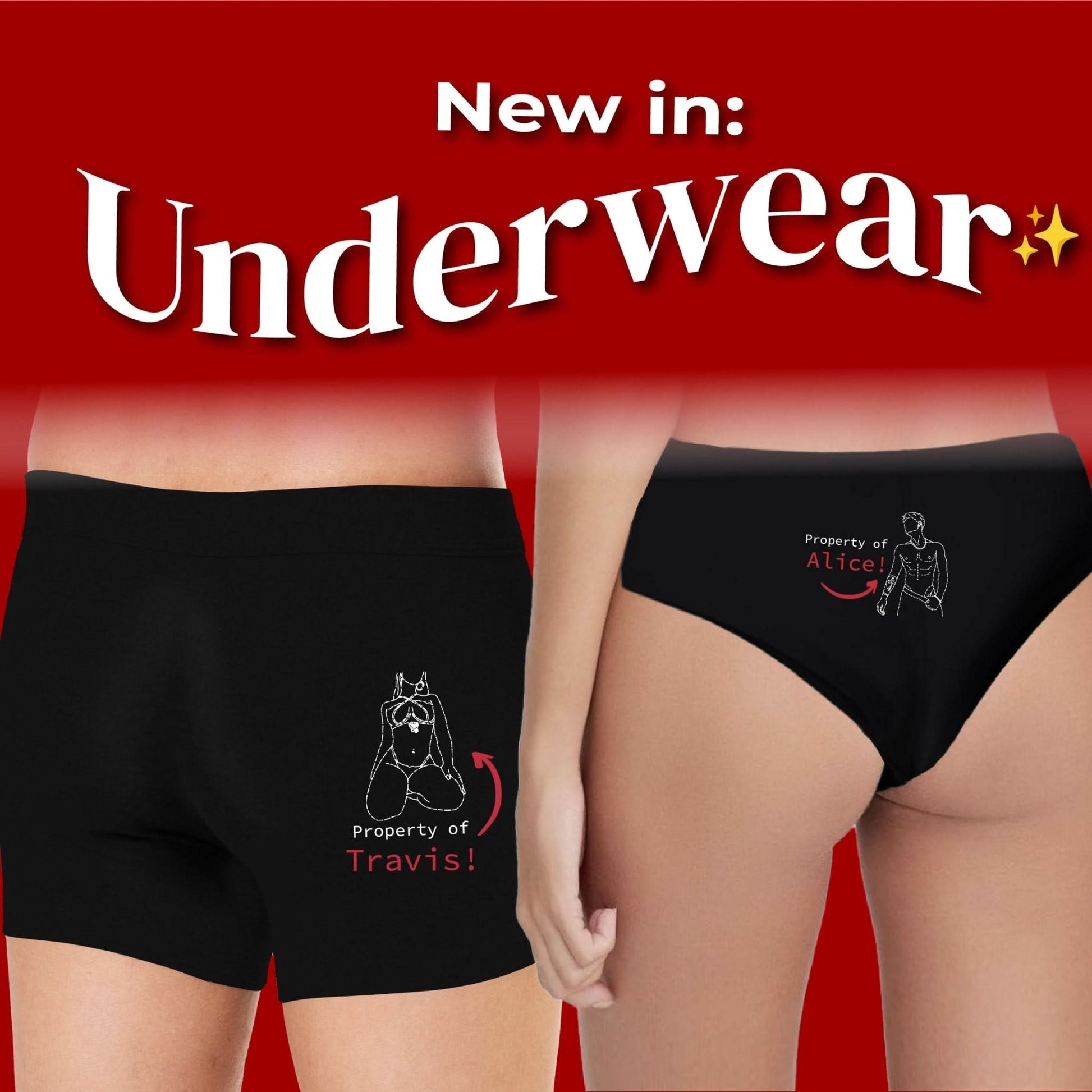 Embroidered Soulmate© Women's Underwear - Soulmate Customs