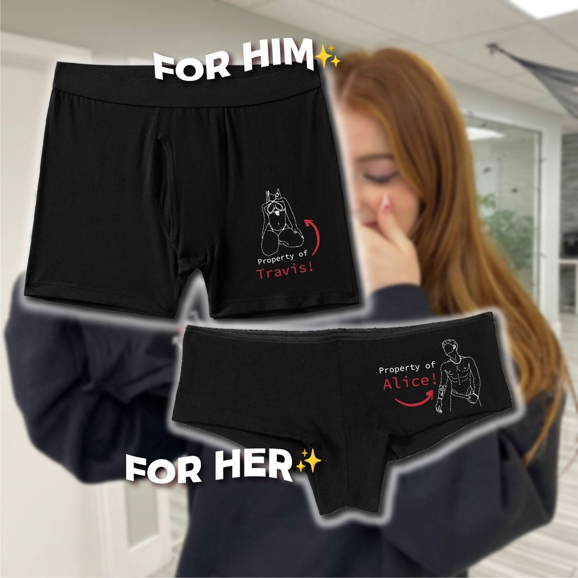 Embroidered Soulmate© Women's Underwear - Soulmate Customs
