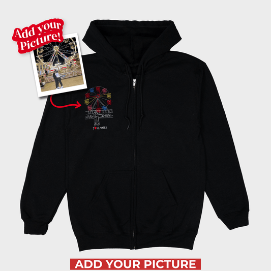 Embroidered Soulmate© Zip - Up Hoodie - Soulmate Customs
