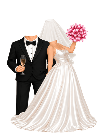 Groom & Bride Pillow - Soulmate Customs
