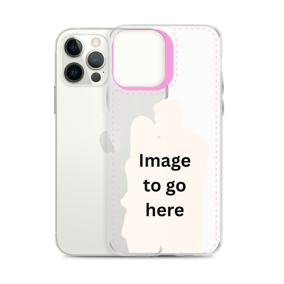 Personalized Couple Silhouette Phone Case - Soulmate Customs