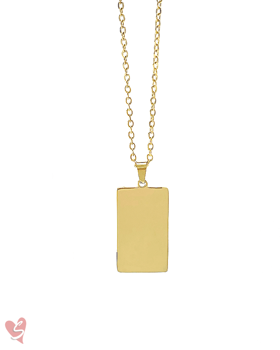 Custom Soulmate© Tag Outline Necklace - Soulmate Customs