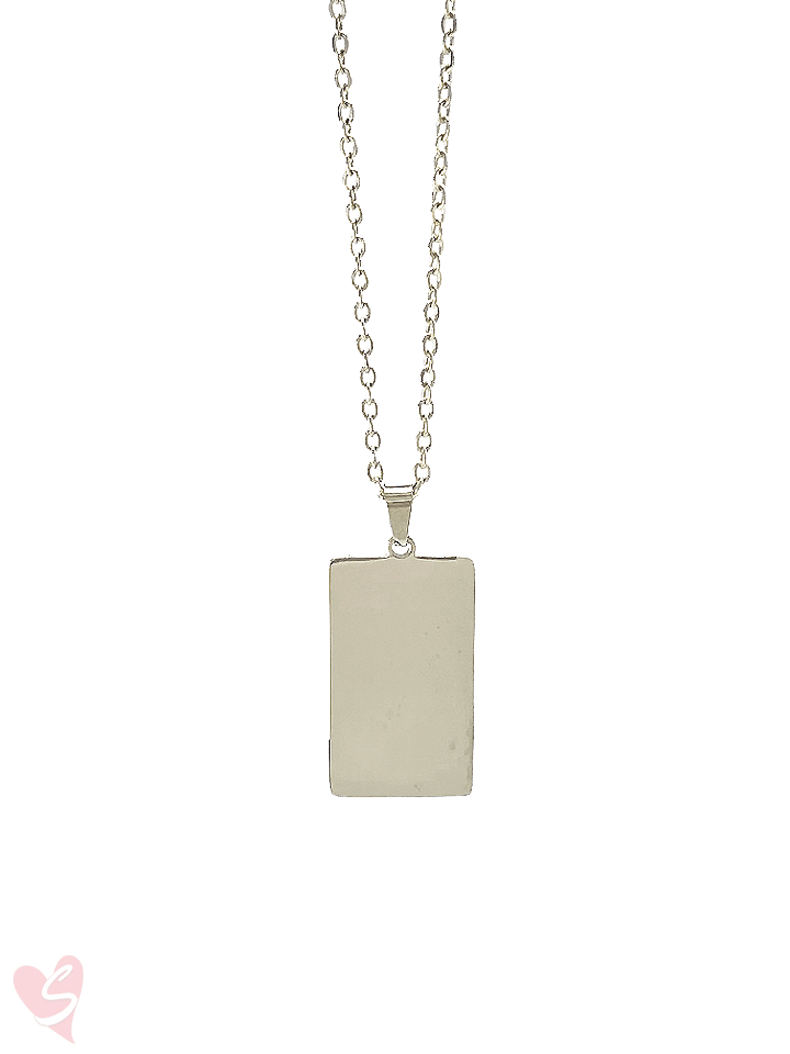Custom Soulmate© Tag Outline Necklace - Soulmate Customs