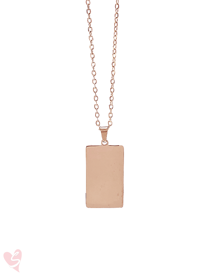 Custom Soulmate© Tag Outline Necklace - Soulmate Customs