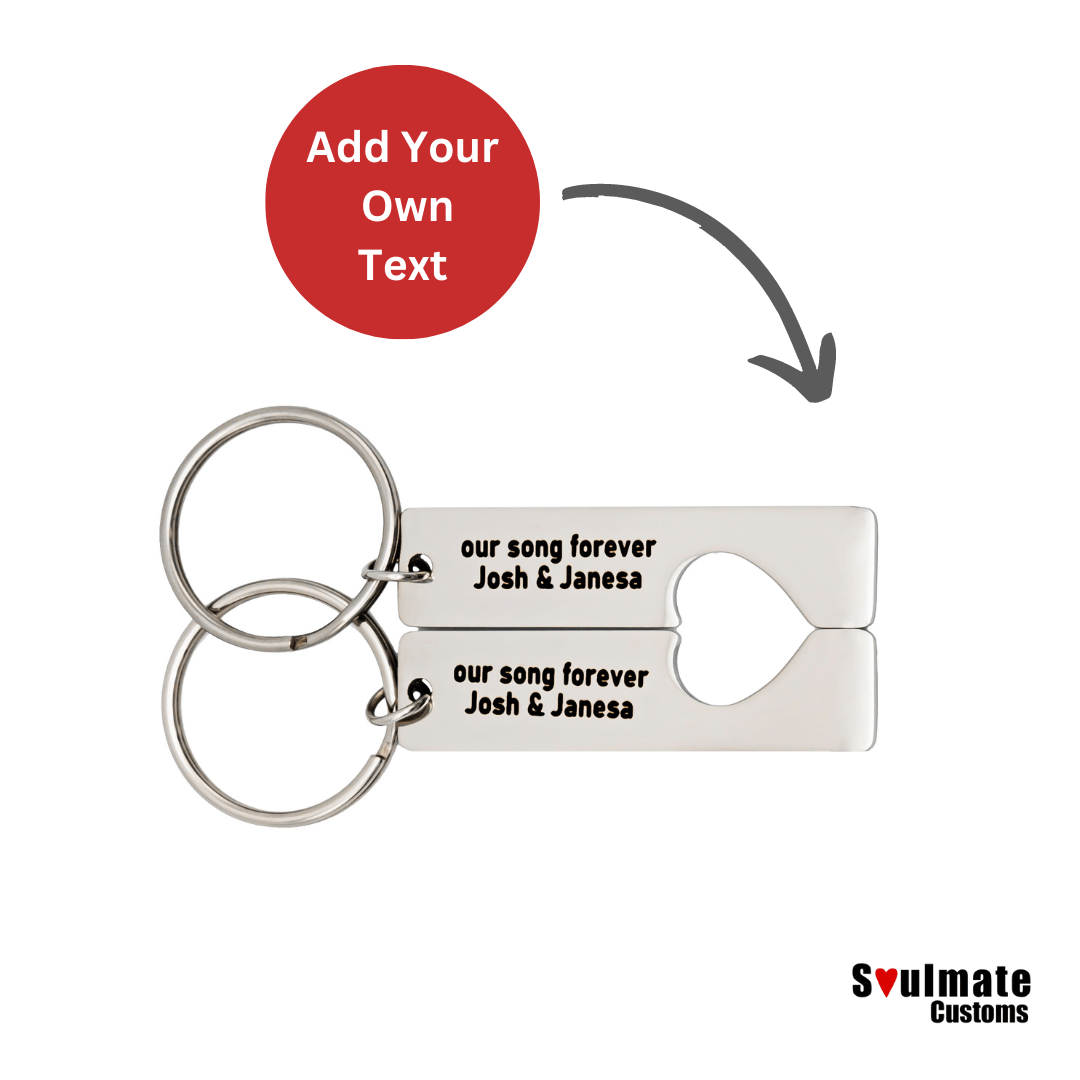 Custom Soulmate© Matching Keychain - Soulmate Customs