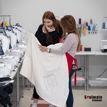 Custom Soulmate© Embroidery Blanket - Soulmate Customs