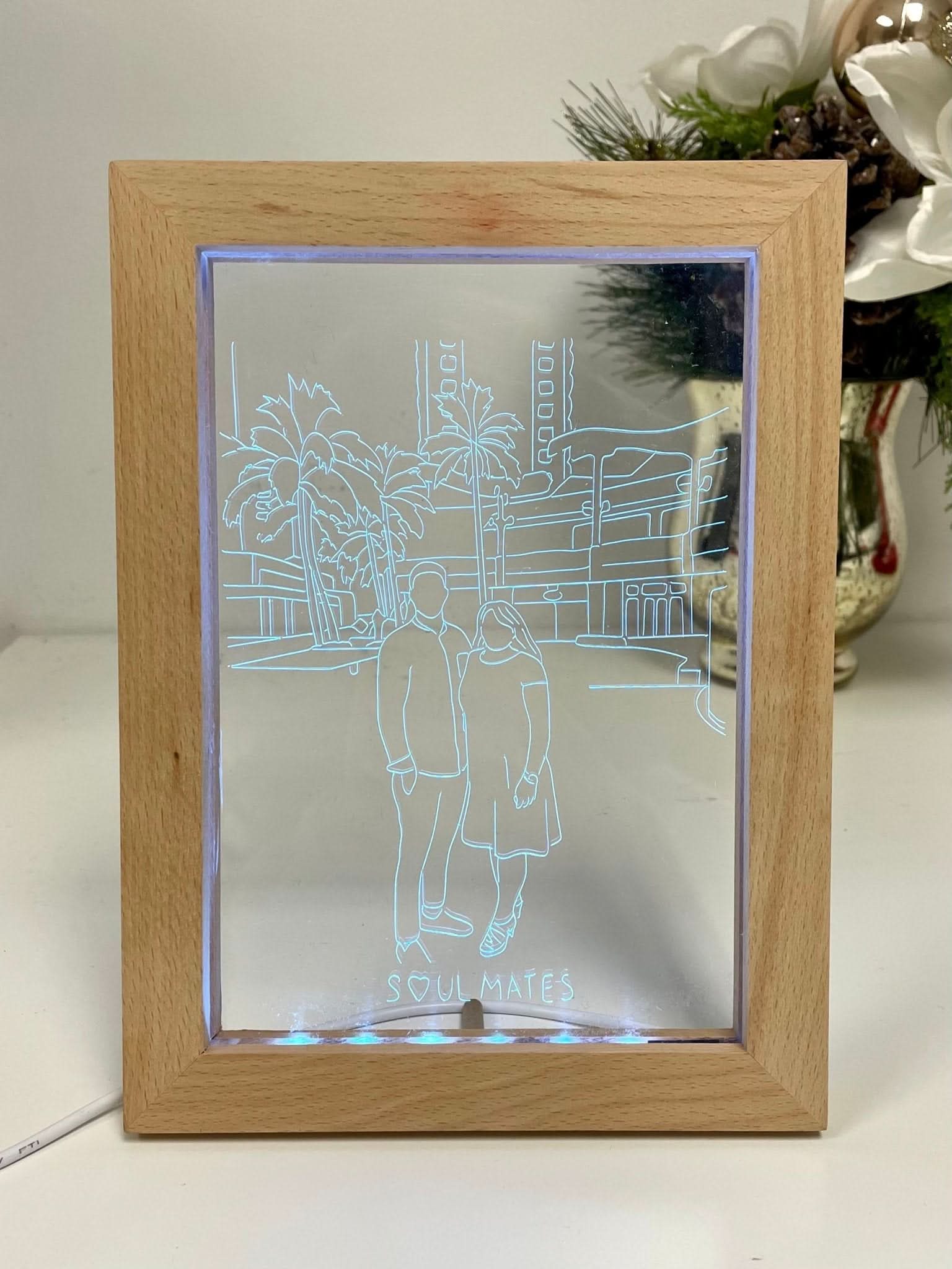 Custom Soulmate© Soul Lamp - Square - Soulmate Customs