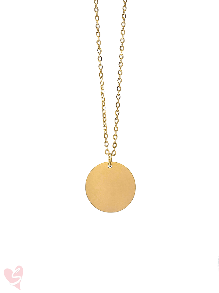Custom Soulmate© Round Necklace Photo Outline - Soulmate Customs