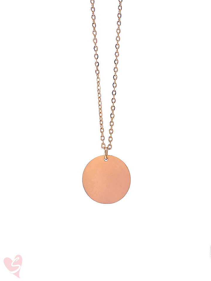 Custom Soulmate© Round Necklace Photo Outline - Soulmate Customs